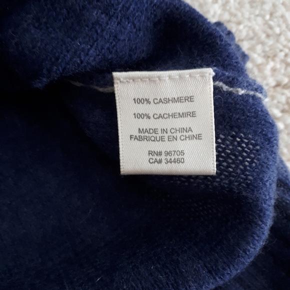 REBECCA TAYLOR Cashmere Blue Sweater - Picture 6 of 7